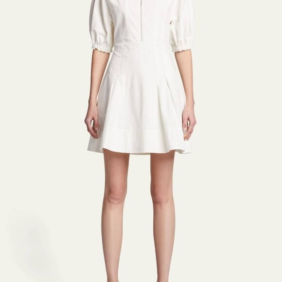 Proenza Schouler White Label Cotton Linen Mini Dress - Picture 8 of 10